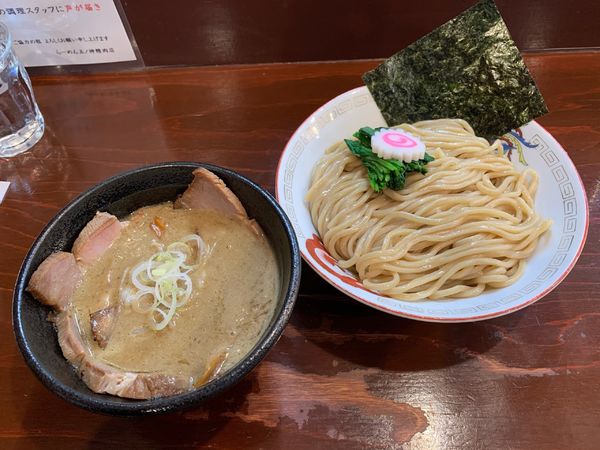 「濃厚つけ麺＋チャーシュー」@らーめん 五ノ神精肉店 煮干し編の写真