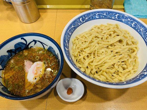 「つけ麺(ふと麺) ¥800」@中華そば 青葉 中野本店の写真