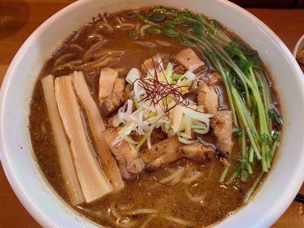 「濃いめ焼き干し 味噌 大盛り」@らぁめん 翠蓮の写真