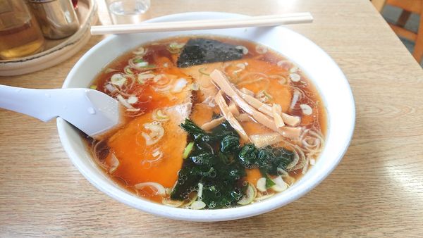 「チャーシューメン」@朝日屋食堂の写真