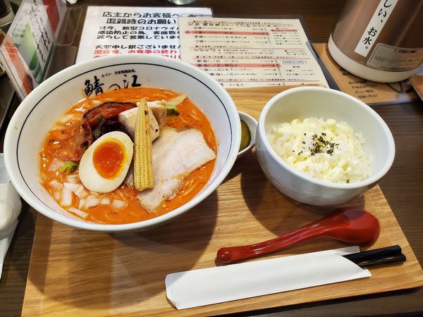 「トマトチキンヌードル」@ふくい自家製麺食堂。鯖の江の写真