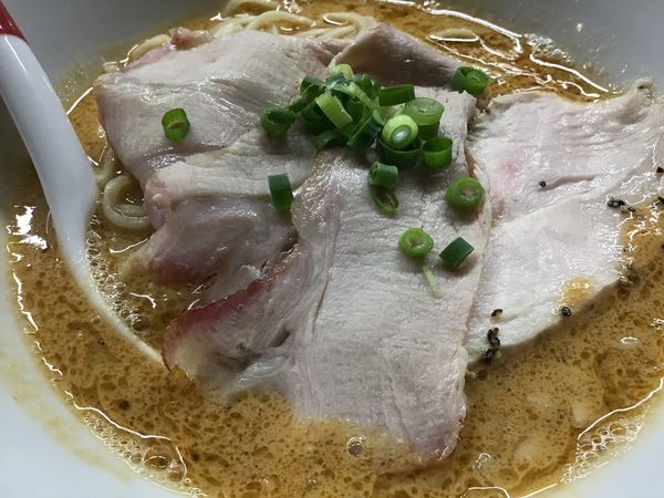 「限定　熟成あん肝、味噌仕立て900円」@芛堂寺の写真