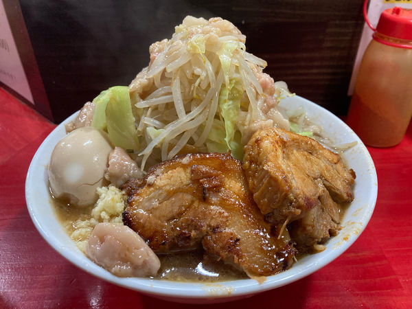 「味玉ラーメン小+豚1枚」@鷹の目 川口店の写真