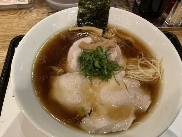 「【限定】飯田商店しょうゆらぁ麺¥1100」@らあめん花月嵐 横須賀中央店の写真