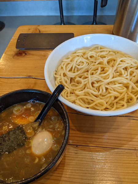 「もりそば＋味玉」@東池袋大勝軒 昭島店の写真