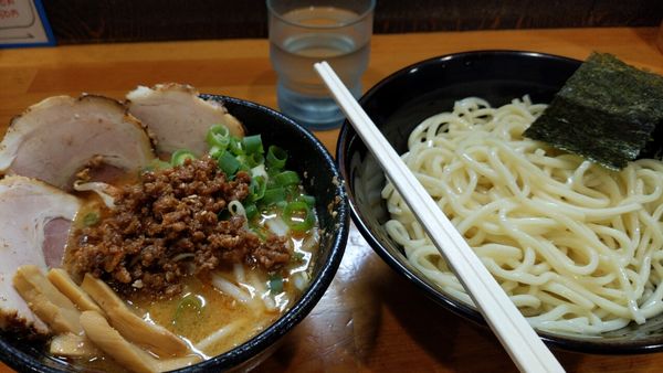 「肉味噌つけめん」@自家製中華そば 麺 まる井の写真