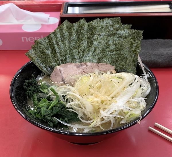 「海苔ラーメン ネギ」@武蔵家直系 ぼうそう家の写真