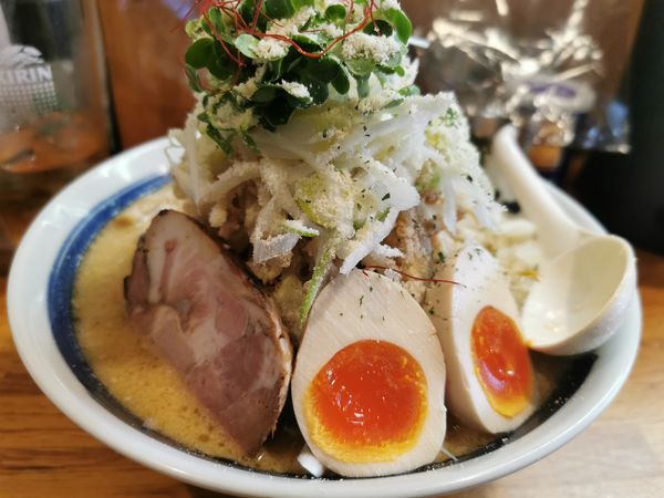 「清湯チーズ味噌そば」@麺屋 鶏口の写真