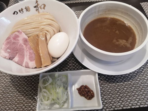 「つけ麺¥850＋味玉（クーポン）」@つけ麺 和の写真