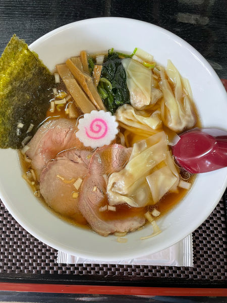 「ワンタンチャーシュー麺」@手打中華もめんの写真