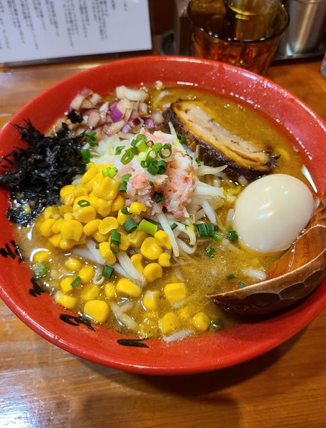 「特製濃厚蟹みそラーメン¥1200」@濃厚蟹みそラーメン 石黒商店の写真