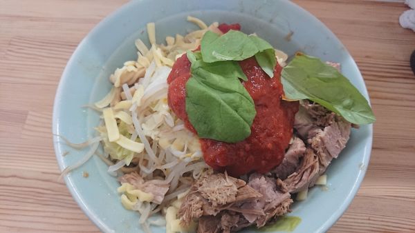 「限定THE PIZZA of DEATH 1000円」@ラーメン工藤の写真