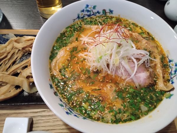 「辛味噌拉麺 穂先メンマ」@豚骨清湯・自家製麺 かつらの写真