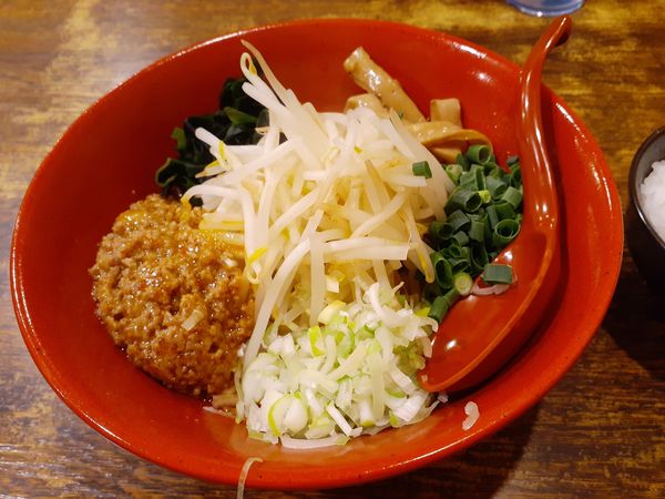 「まぜそば」@らーめん たつ屋の写真