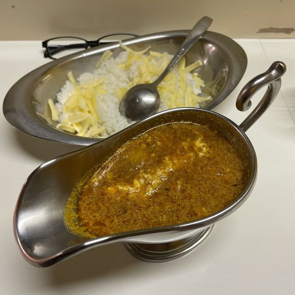 「にんにくぽーく」@かれーの店 うどんの写真