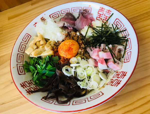 「【限定】牛台湾まぜそば」@麺屋 MARUの写真