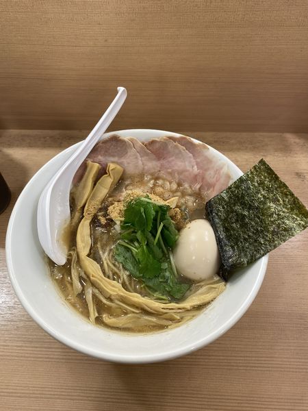 「限定濃厚煮干しそば」@中華そば たかばんの写真