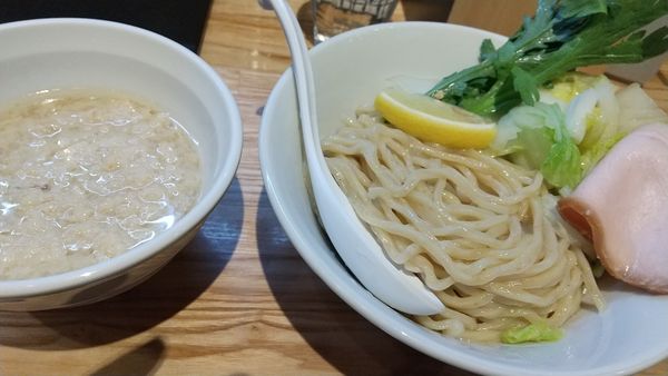 「ホタテつけ麺（限定、950円）」@らーめん 改の写真