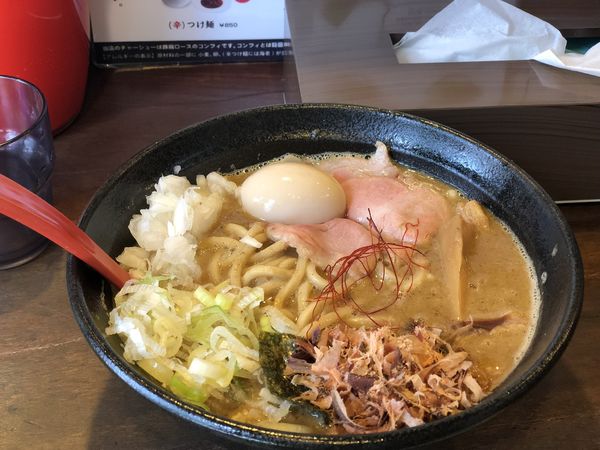 「特濃とりとんかつおらーめん」@麺屋きころく 成増店の写真