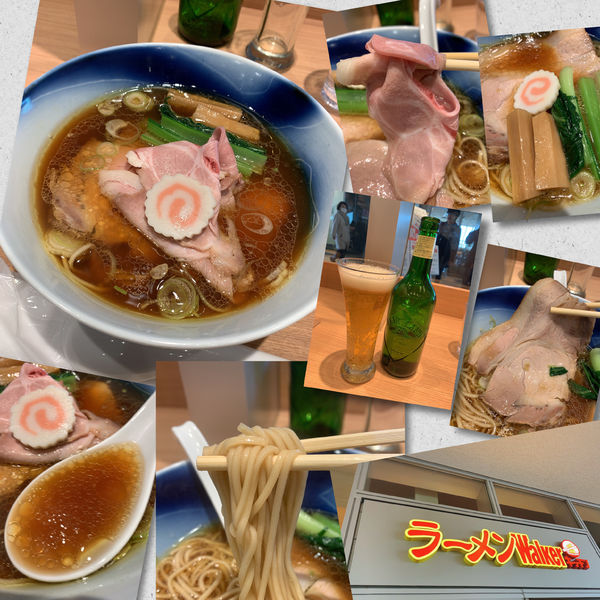 「【四つ葉】薩摩本枯れ節の中華そば1200円＋ハートランド」@ラーメンWalkerキッチンの写真