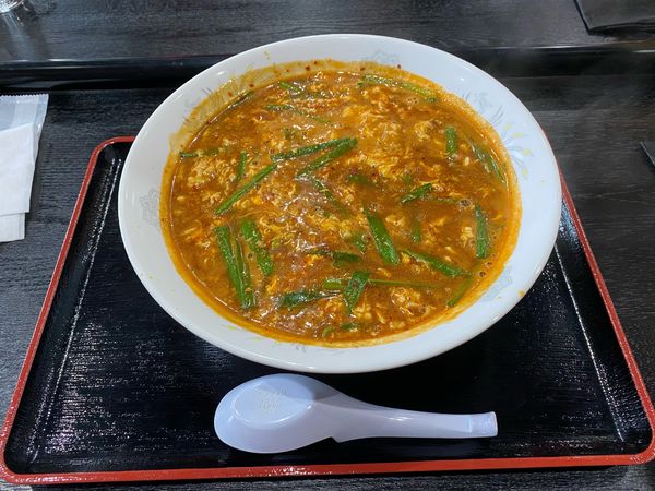 「カレー辛麺」@辛麺屋 桝元 BRANCH博多パピヨンガーデン店の写真