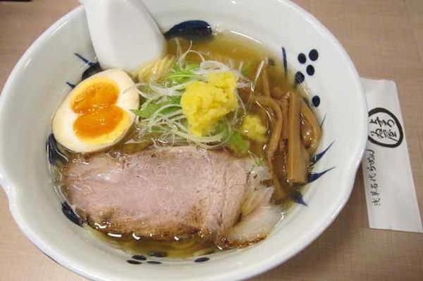 「柚子切り塩らーめん　950円」@与ろゐ屋の写真