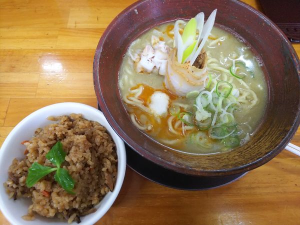 「【季節限定1日25食】津軽味噌中華そば中　830円」@中華そば ひらこ屋の写真