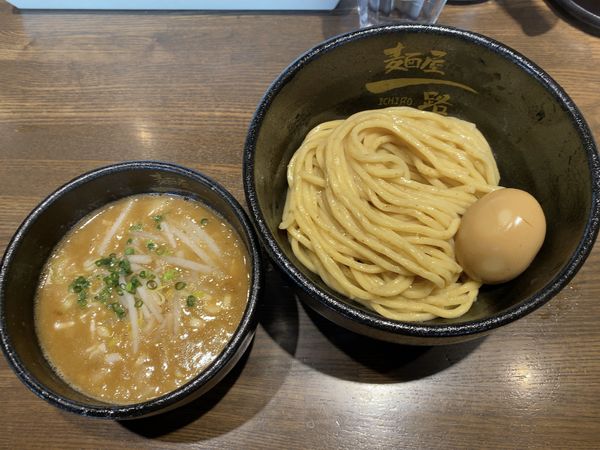 「味玉ニンニク醤油つけ麺」@麺屋 一路の写真