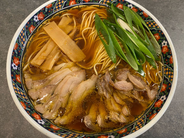 「笠岡ラーメン 並」@中華そば ふじ井の写真
