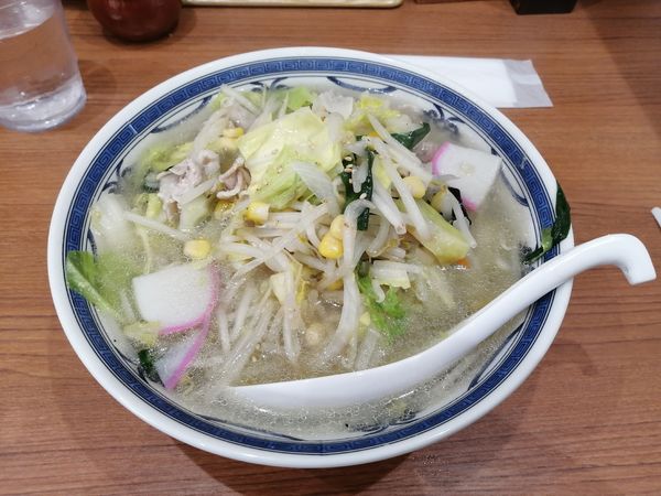 「あっさりタンメン　780円　唐揚げセット250円」@タンメン亭 新百合ヶ丘店の写真