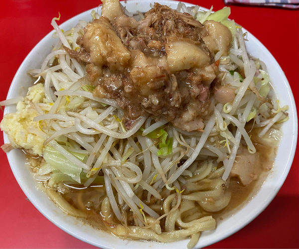 「小豚ラーメン」@ラーメン二郎 松戸駅前店の写真