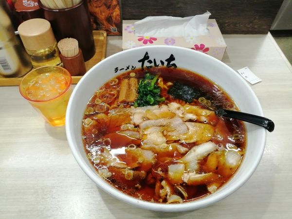 「醤油チャーシュー大盛」@ラーメン たいちの写真