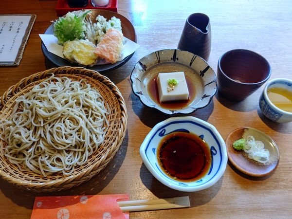 「ランチセット(もりそば)1,150円」@そば岡部の写真