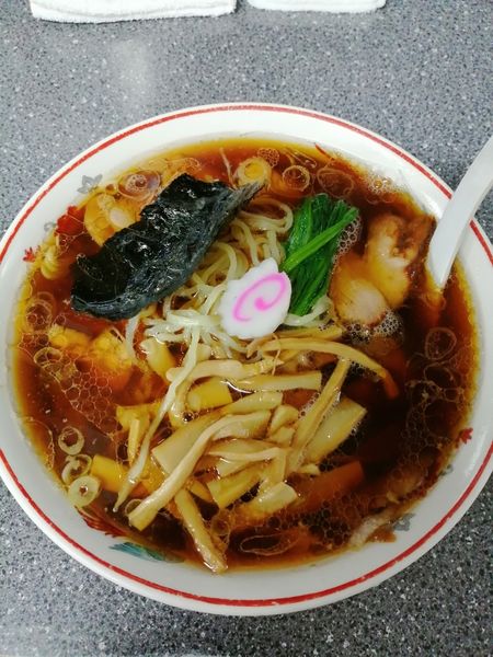 「青島チャーシュー大盛、メンマ50」@青島食堂 南万代店の写真