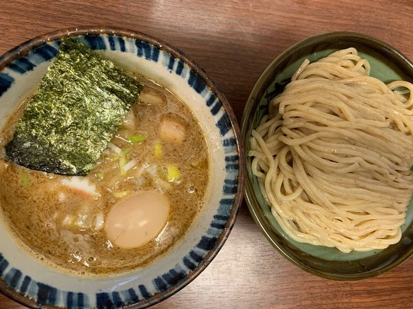 「つけめん味玉煮番搾り」@つけめん 三三㐂の写真