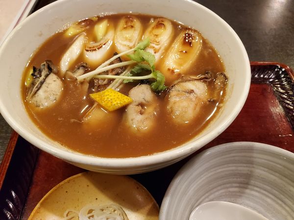 「かき南ばんそば」@やぶそば 横浜店の写真