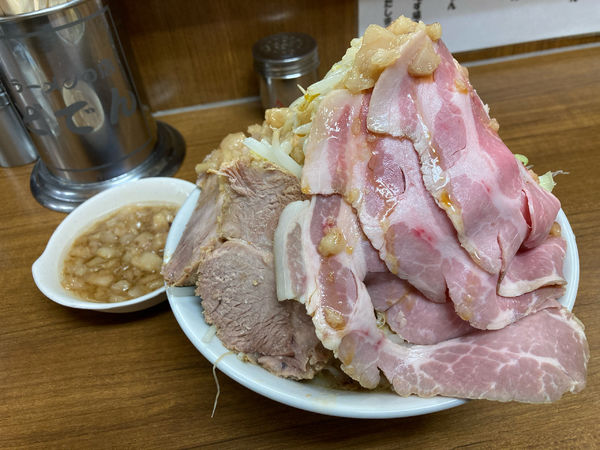 「ラーメン 豚増しMIX」@ラーメンの店 どでん 北浦和店の写真