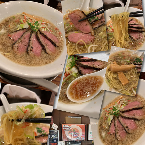 「【限定】山椒鴨蕎麦1000円」@らぁ麺屋 つなぎの写真