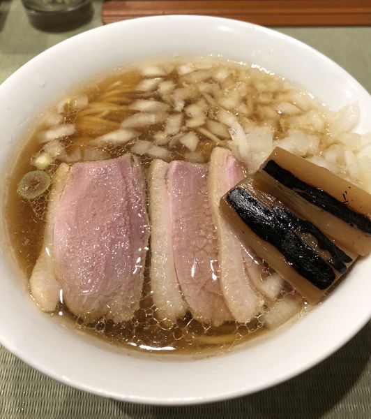 「鴨らーめん820円➕コンフィ2枚(クーポン)」@らーめん 鴨to葱の写真