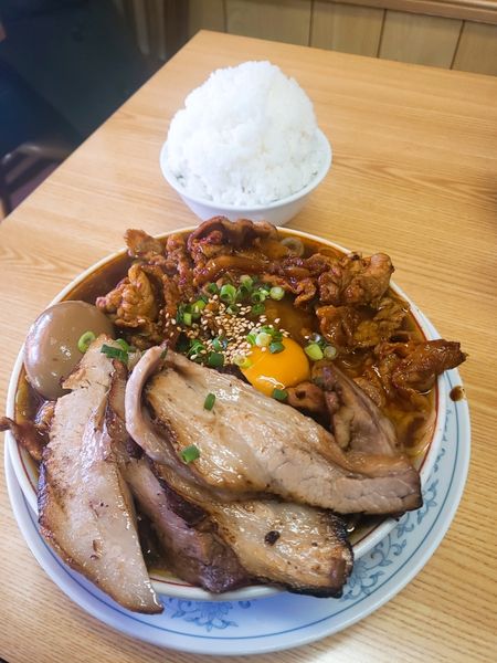 「肉炒め生姜そば」@かし亀の写真