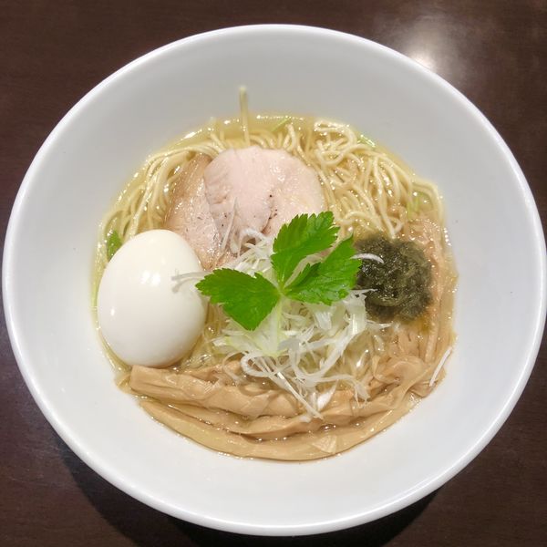 「【限定】旨味の六重奏 塩 ￥850」@中華そば 輝羅の写真