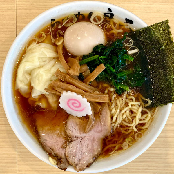 「ワンタンめん ¥930円（味玉サービスCP）」@らーめん良二の写真