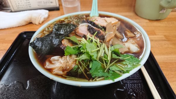「チャーシューワンタンメン」@味の大西 高麗店の写真