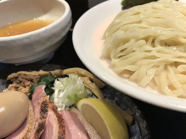 「特製鴨出汁手揉み塩つけ麺 1,300円 大盛 200円」@鴨出汁中華蕎麦 麺屋yoshikiの写真