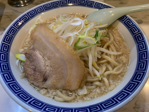 「男そば　大　野菜少なめ」@麺屋一男の写真