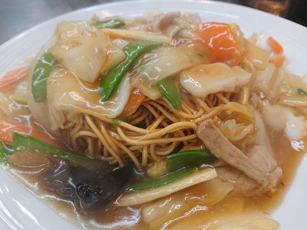 「五目カタ焼きそば９３０円」@南京亭 狭山ヶ丘店の写真