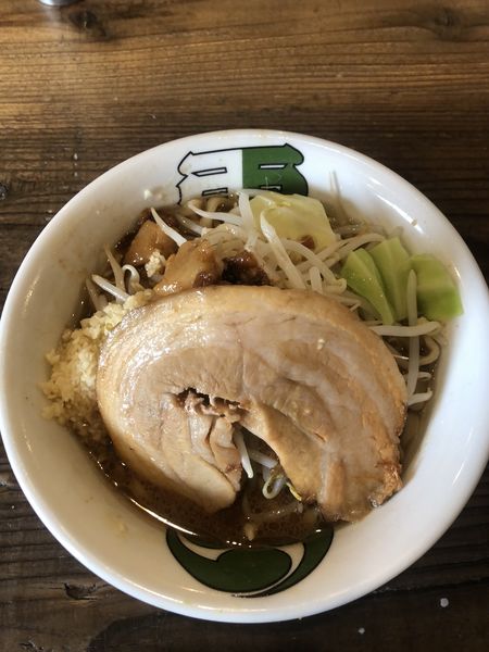 「雷ラーメンミニ」@雷 千葉駅前店の写真