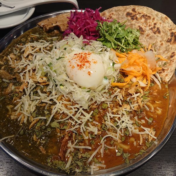 「【限定】まぜ印度1000円」@麺屋武蔵 武骨相傳の写真