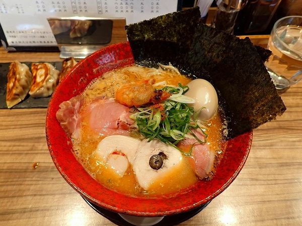 「特製海老味噌らーめん」@中華そば 鷸の写真