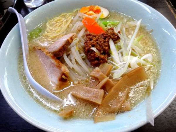 「濃厚白味噌らーめん (800円)」@元祖 札幌や 五反田TOC店の写真